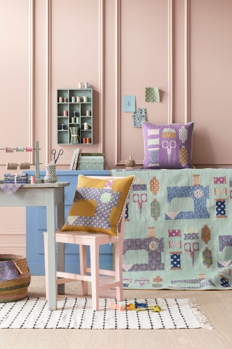 Tilda Patchwork Stoff Baumwolle - Mira Lavender